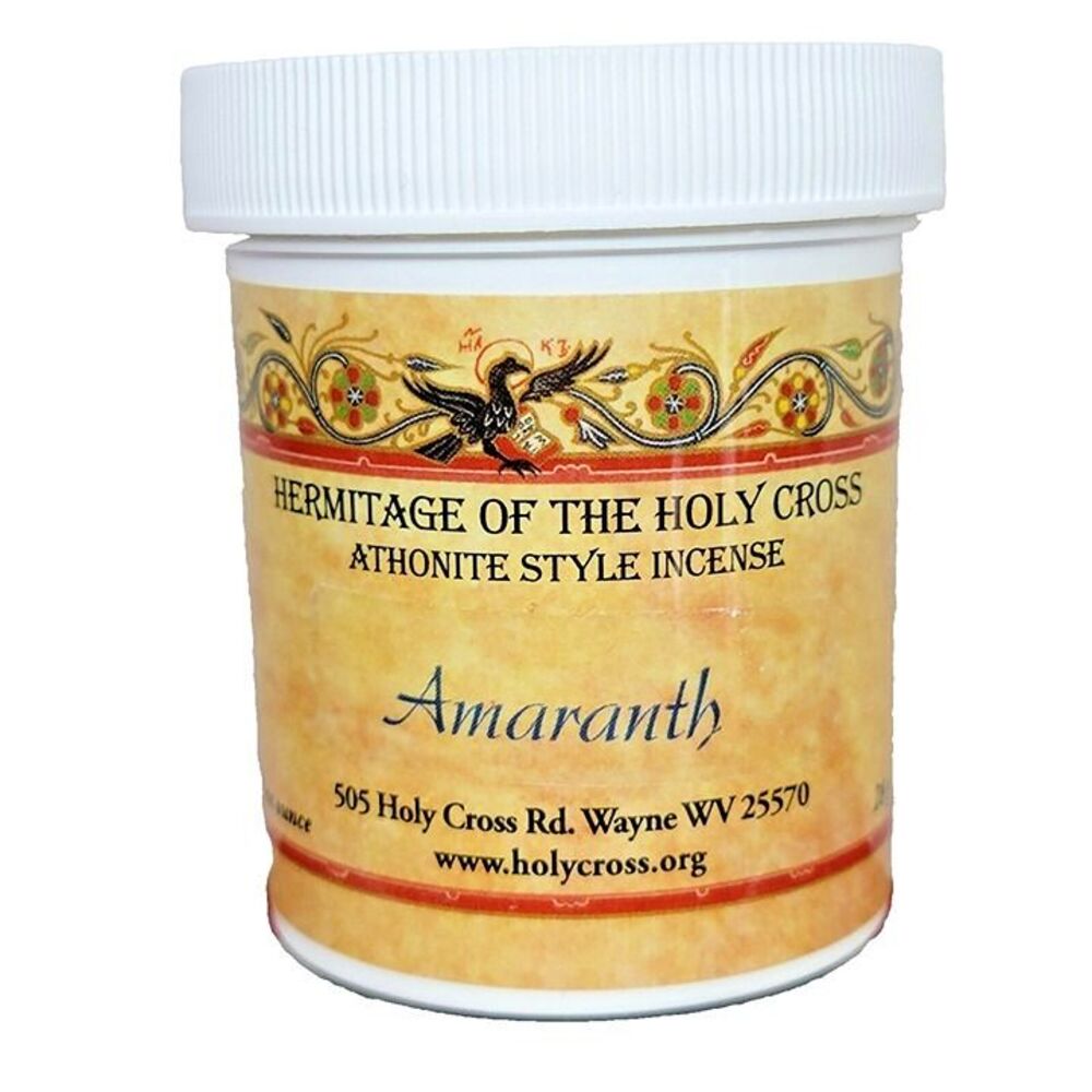 1 oz Amaranth Athonite Style Incense Resin Worship Orthodox berries lavender